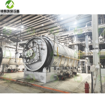 Planta de destilação contínua do óleo da pirólise do pneumático da máquina da pirólise do pneu ao diesel